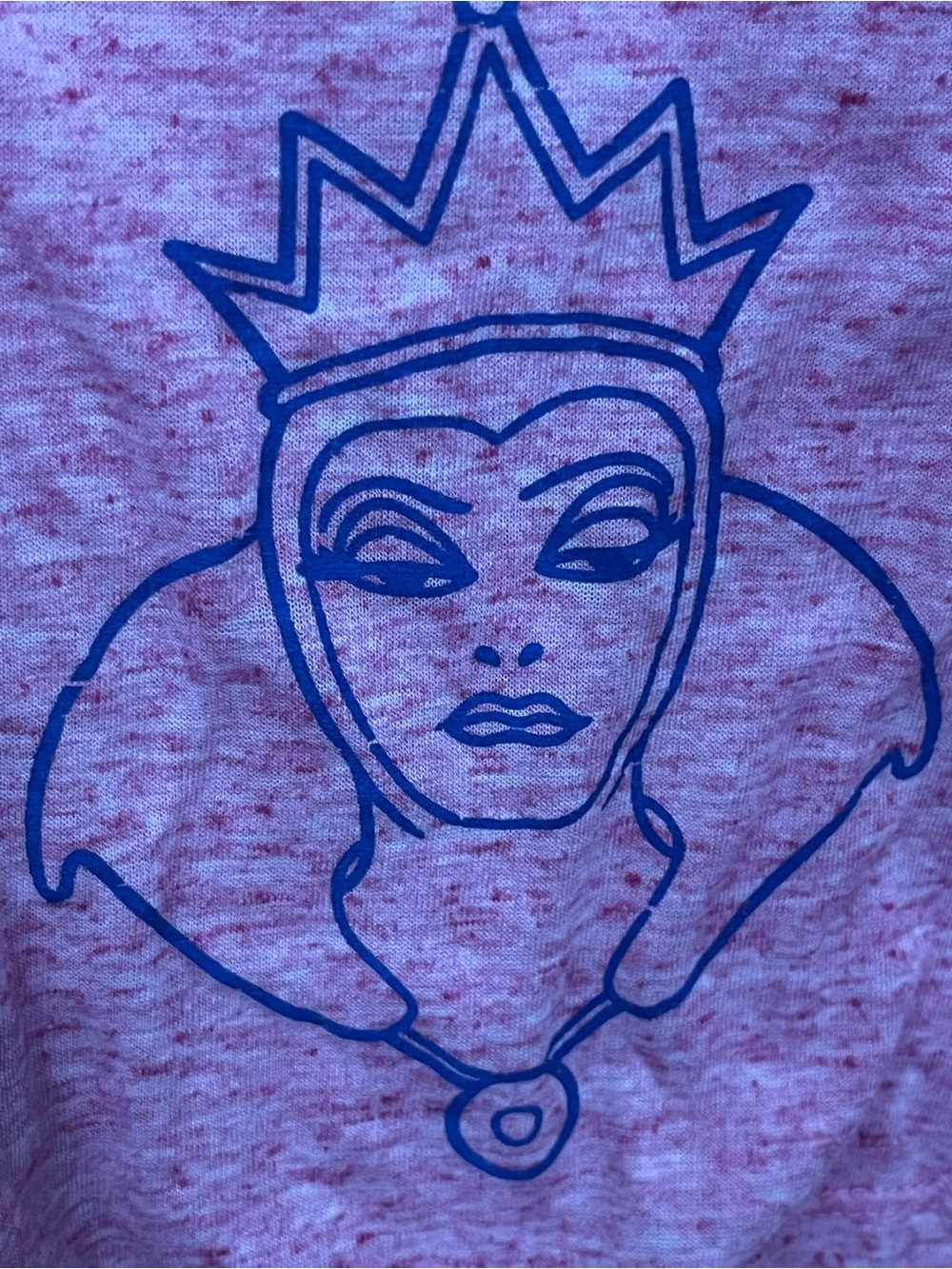 Disney Pink V-Neck 'Wicked' Graphic Tee Size Large - Picture 5 of 8